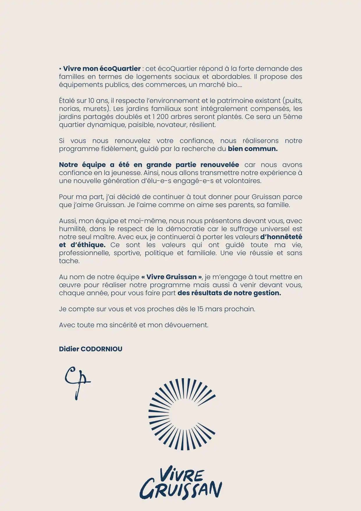 Programme Vivre Gruissan