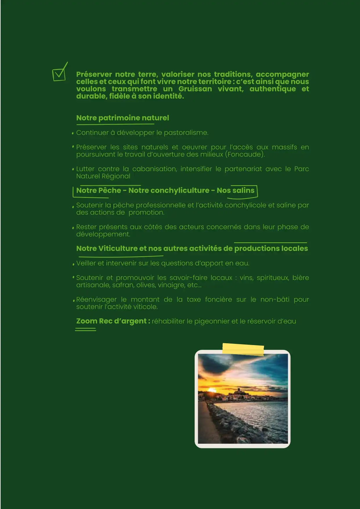 Programme Vivre Gruissan